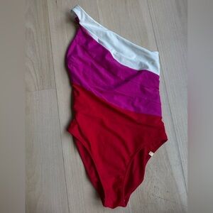 Summersalt The Side Stroke LIMITED EDITION Lava & Hibiscus & White Sand